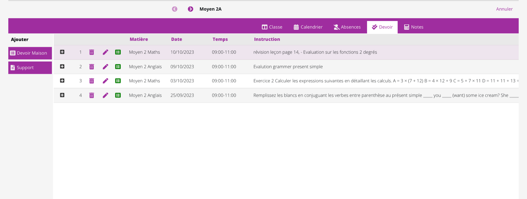 Espace Enseignants SQOULA